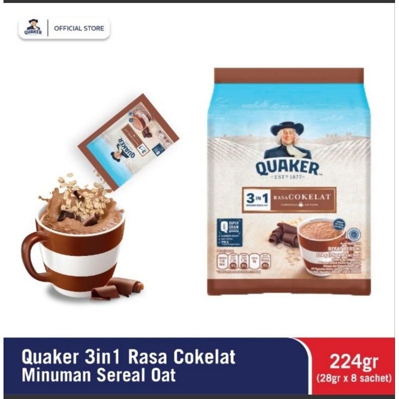 

Quaker 3in1 Chocolate (224 g)