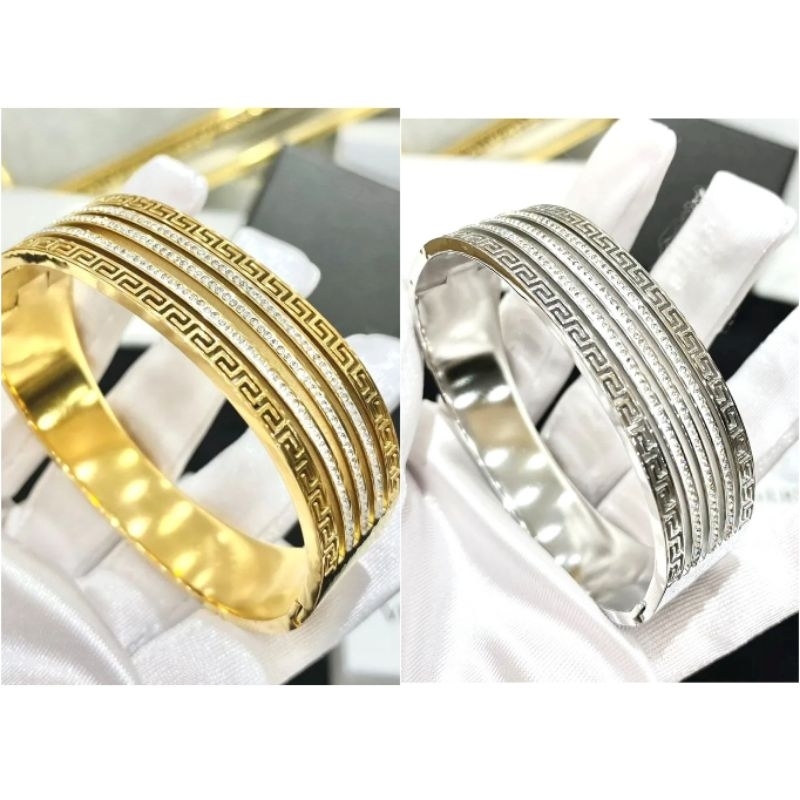 Gelang Titanium Stainless steel ori  anti karat anti alergi Premium Quality G23