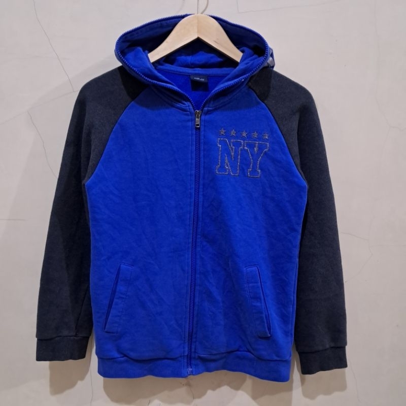 Hoodie MLB zipper size anak newyork yankees