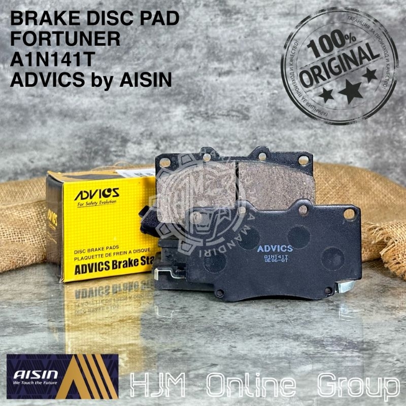 BRAKE DISC PAD - KAMPAS REM DEPAN FORTUNER HILUX VIGO ADVICS by AISIN