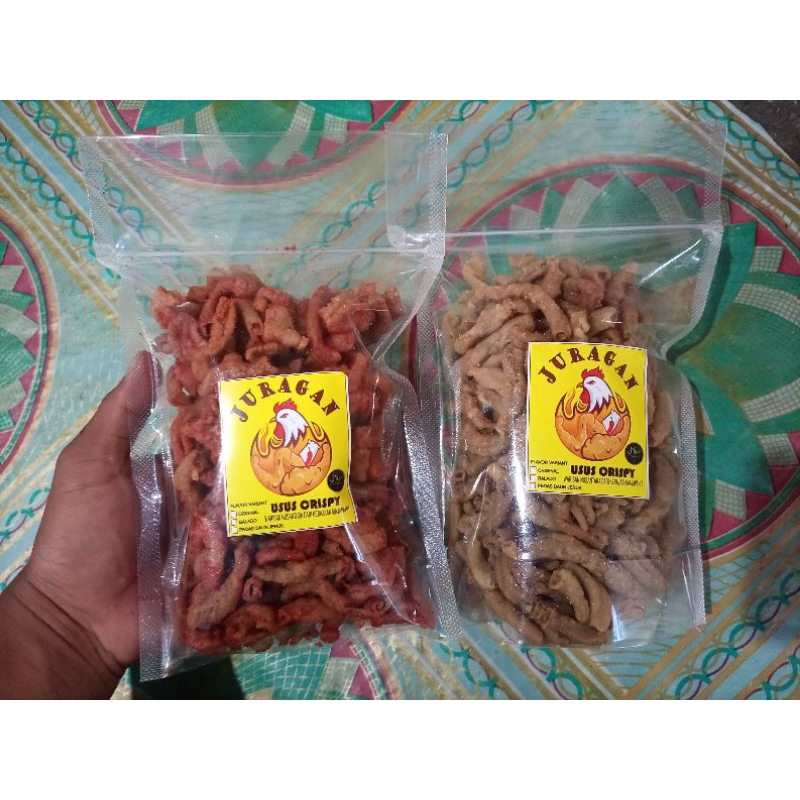 

keripik usus crispy