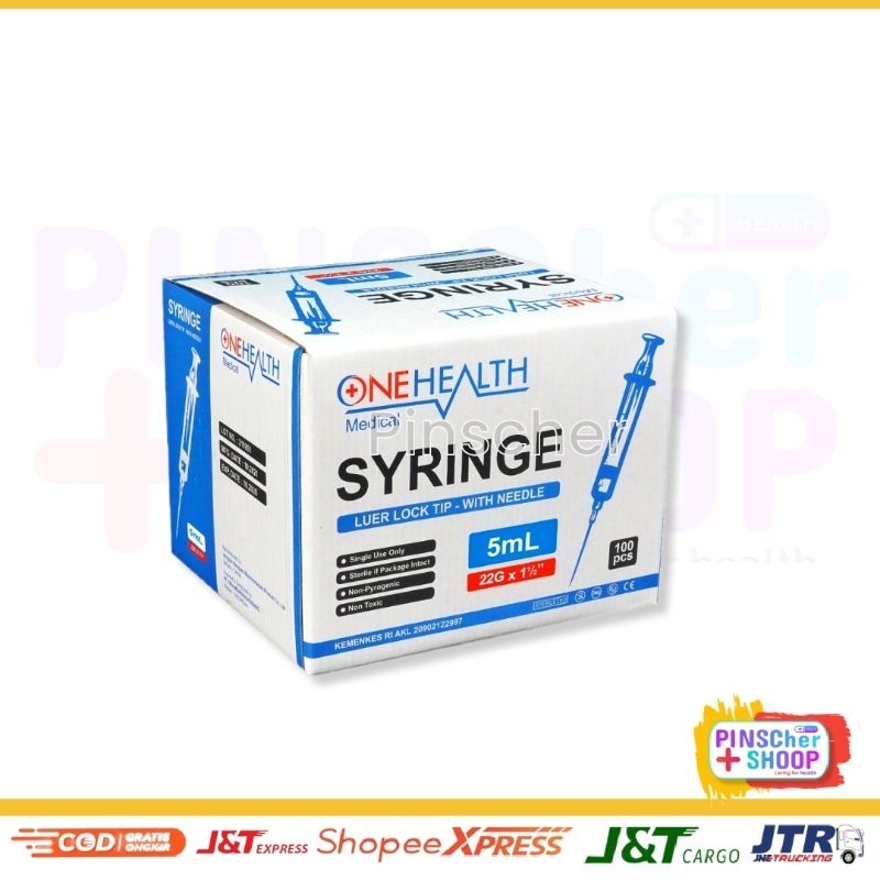 SYRINGE DISPOSABLE SPUIT ISI 100 PCS / BOX