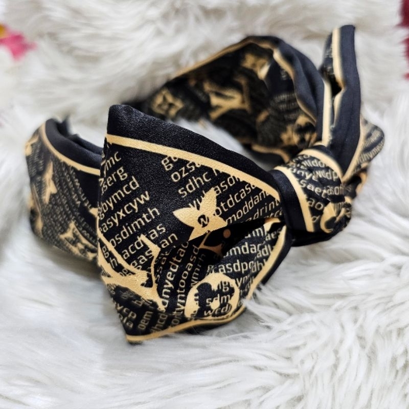 Bando Premium Quality Bando Korea Motif elv Tidak Bikin Sakit Kalau Di Pakai Bahan Bagus Bandana import Branded Band B-409