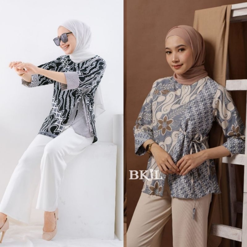 BATIK WANITA MODERN MONALISA GENES M,L,XL asli PEKALONGAN