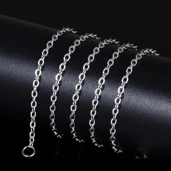 Rantai kalung Titanium bambu bola / bijilada