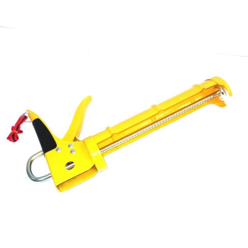 Caulking Gun Silicone Sealant / Tembakan Lem Silikon ELLPRO Yellow + Cutter inside