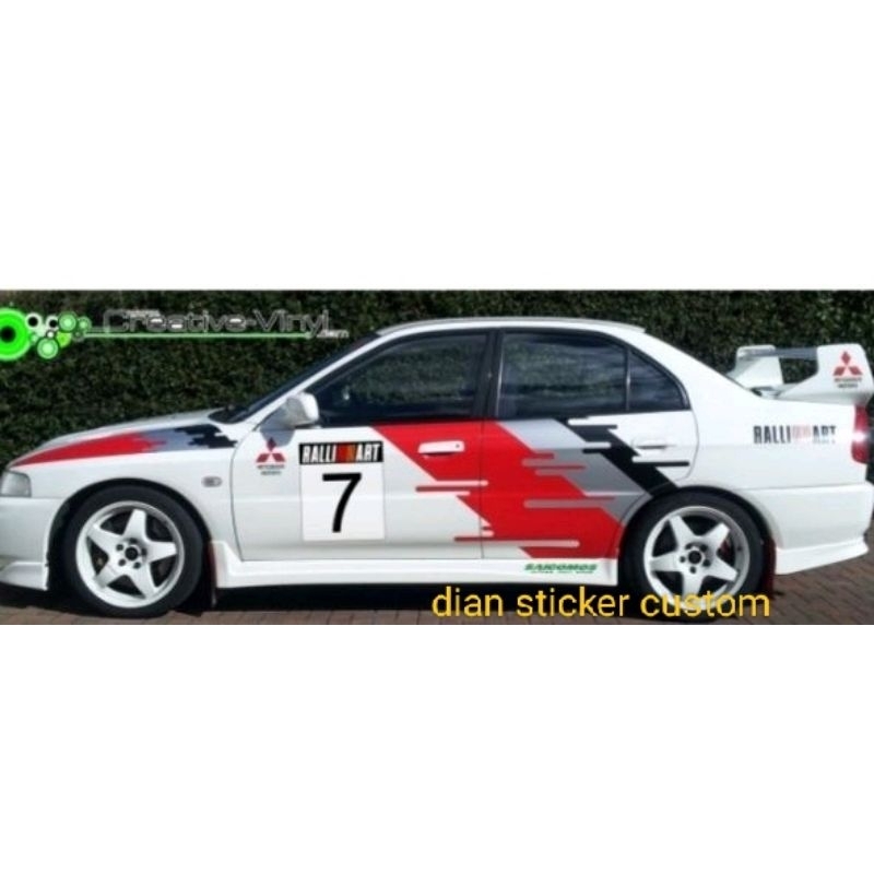 cutting sticker mobil sedan