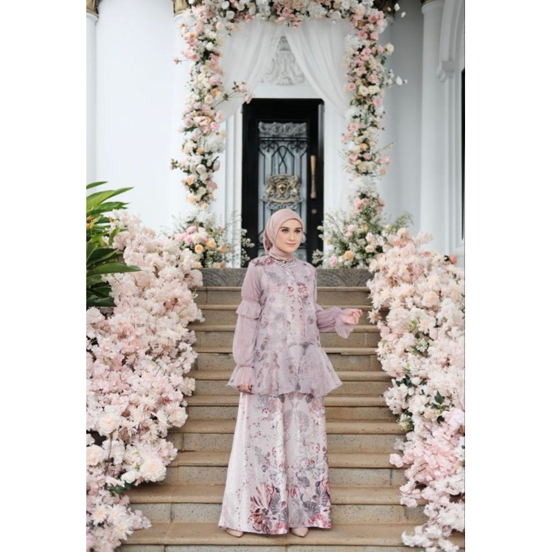 NON PAYET Iris Dress by Vanilla hijab - Blush, Oscar