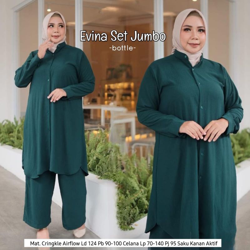 EVINA SETELAN SUPER JUMBO BAJU WANITA