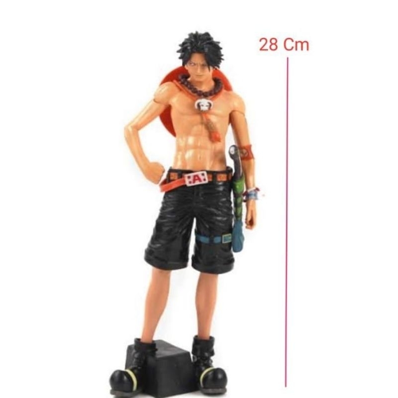 ACTION FIGURE D ACE THE GRANDLINE MEN - KARAKTER ANIME - PAJANGAN KOLEKSI