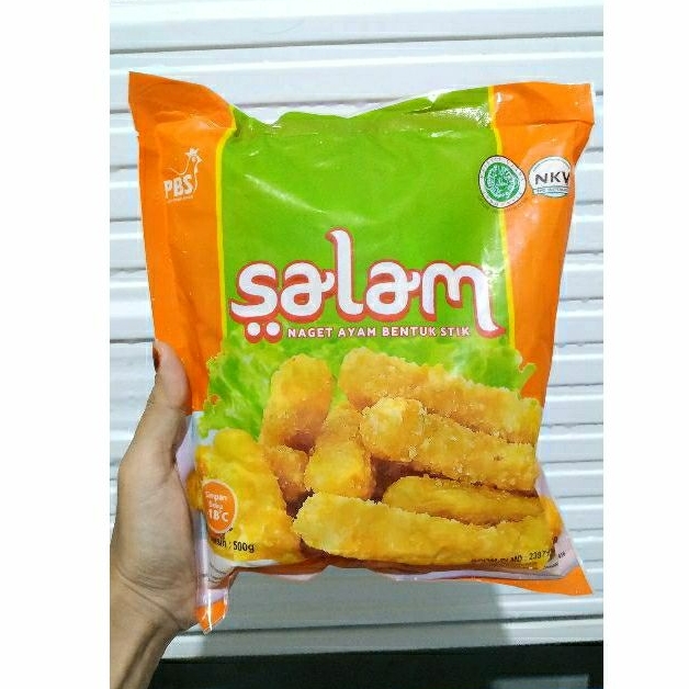 

SALAM NUGGET STIK/SALAM NUGGET AYAM BENTUK STIK 500gr/nugget ayam termurah terlaris