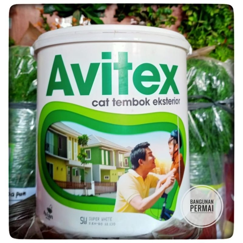 CAT TEMBOK AVITEX EXTERIOR/CAT EXTERIOR AVITEX/SUPER WHITE 5KG