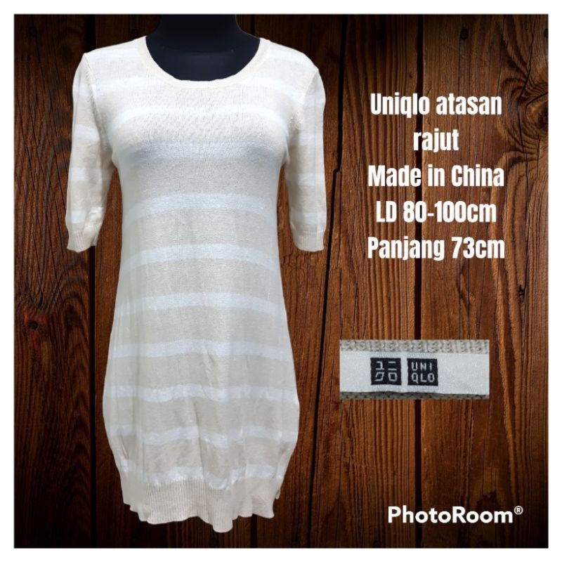 Uniqlo atasan rajut wanita