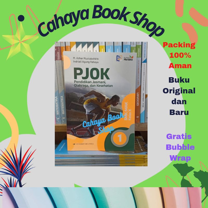 Buku PJOK SMK Kelas 10 ,11 Kurikulum Merdeka Erlangga