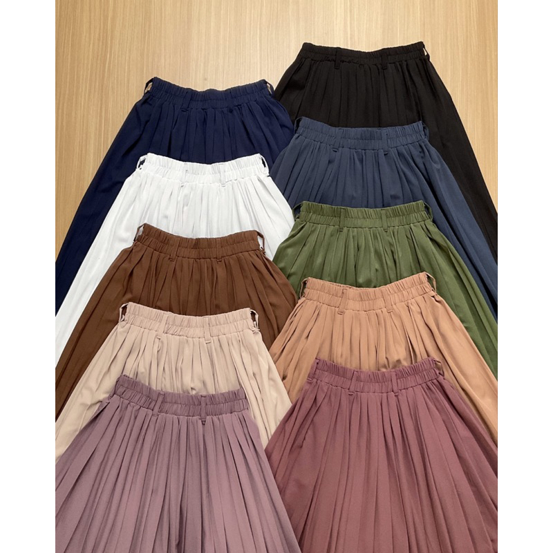 ayana pleated skirt