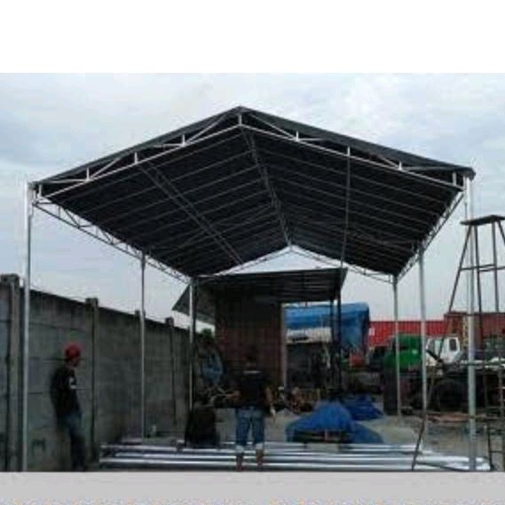 Tenda lingkungan 6x8 + trepal