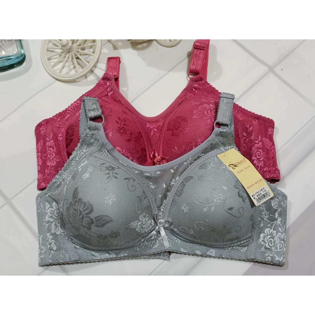 BRA / BH WANITA 966 TIDAK ADA KAWAT BUSA TIPIS SIZE 36-42