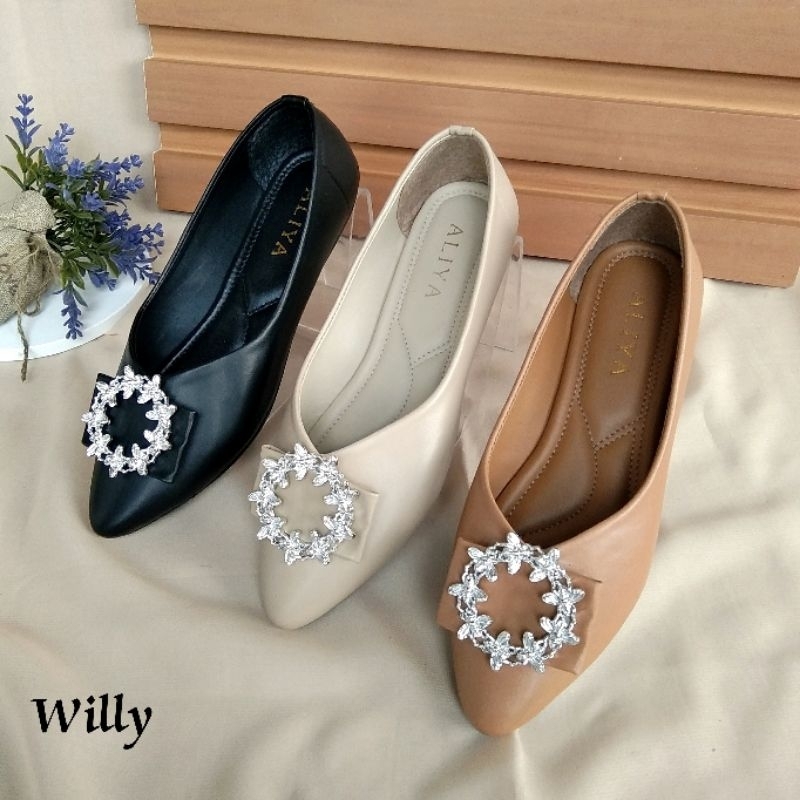 Aliyashoes Sepatu Flat Wanita Willy