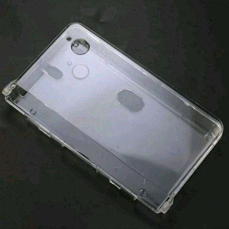 Crystal Case Mika Nintendo Dsi Ds I Ndsi XL LL Casing Ndsi XL Transparan Putih Bening