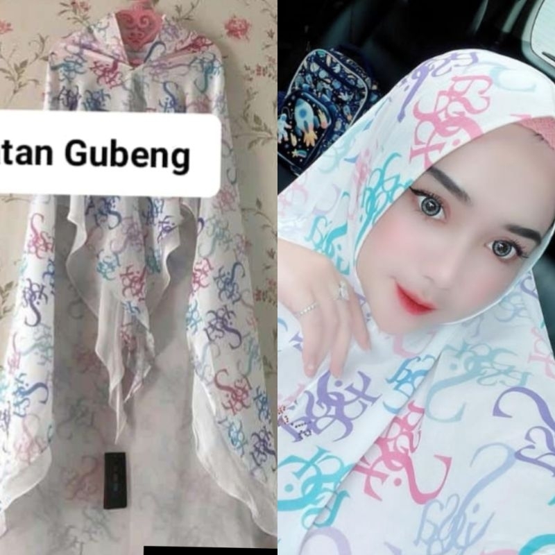 Khimar sisesa original warna putih