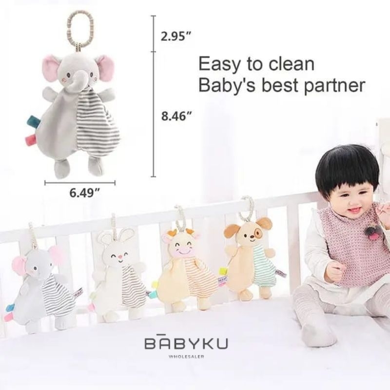 Mainan boneka gantung stroller / Boneka kain bayi / Mainan motorik bayi