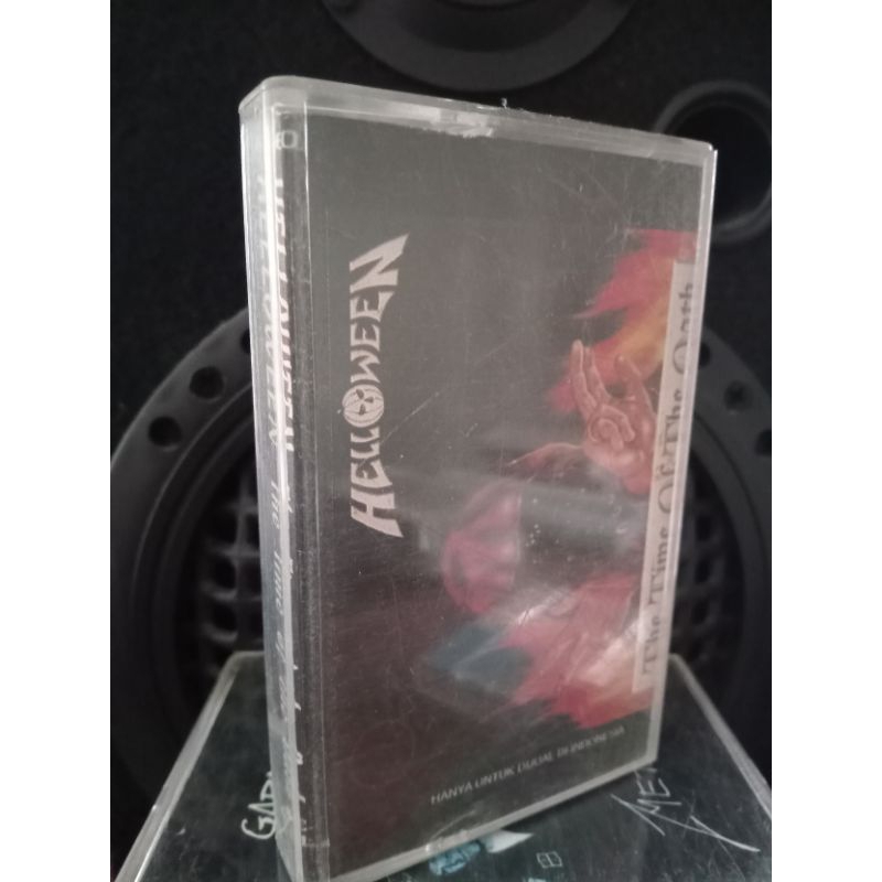 Kaset Pita tape grup rock barat Helloween, creed, bonjovi dll