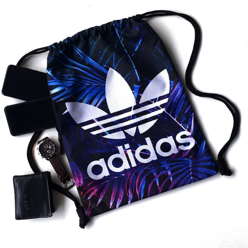 String Bag Adidas Gymsack Futsal Sepakbola Tas Sepatu Wanita