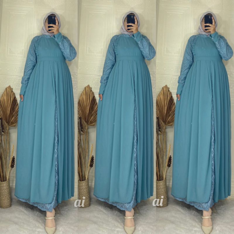 GAMIS CERUTI REMAJA GAMIS BROKAT MIX CERUTY MODEL TERBARU FASHION TERLARIS CAKEP BANGET