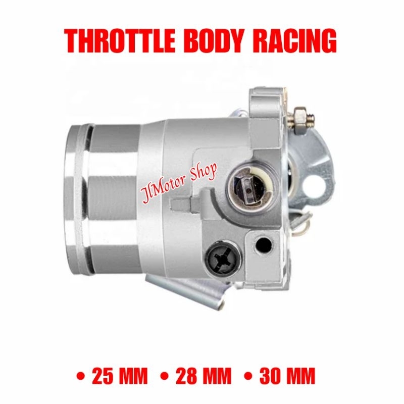 Tuas Gas Racing Throtle Throttle Body TB Racing 25 28 29 30 32 34 Supra 125 Fi Beat Fi Vario 110 125 150 FI VERZA MEGAPRO SCOOPY Blade Fi Revo Fi Dll - Tuas Gas Wave 110i Wave 125i