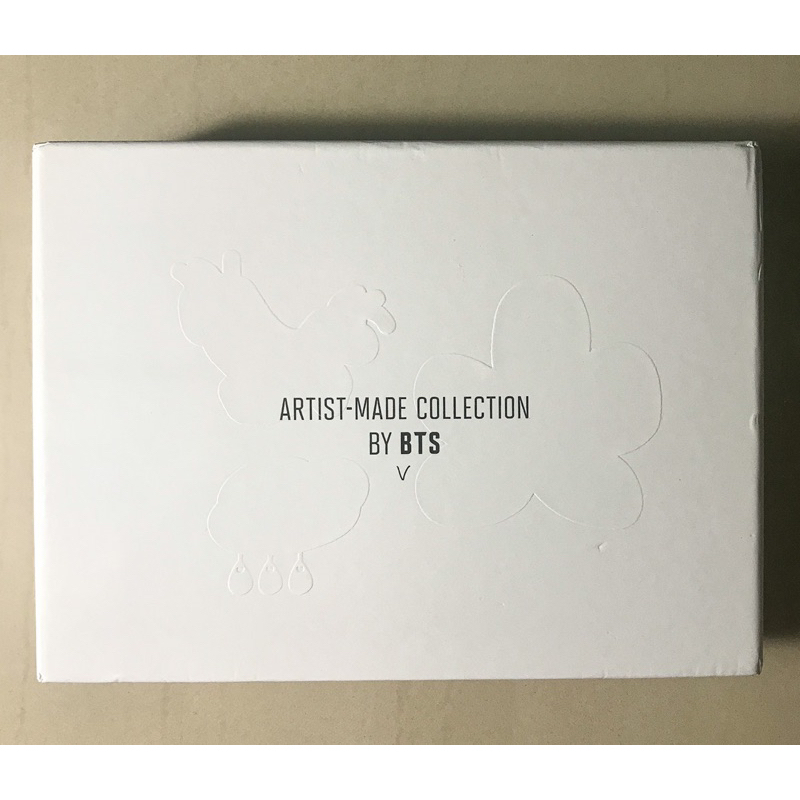 READY STOCK BTS V ARTIST MADE COLLECTION LIMITED EDITION BROOCH OUTBOX ONLY / PHOTOCARD + MAKING LOG