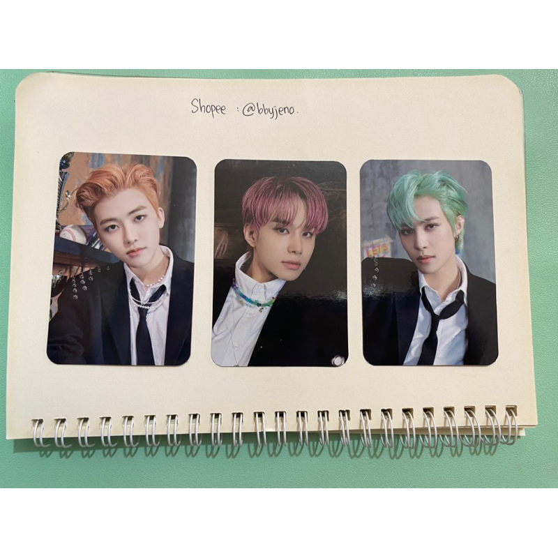 Sharing Photocard Pendant Necklace NCT U Let’s Play Ball Doyoung Jungwoo Mark Xiaojun Jeno Haechan J