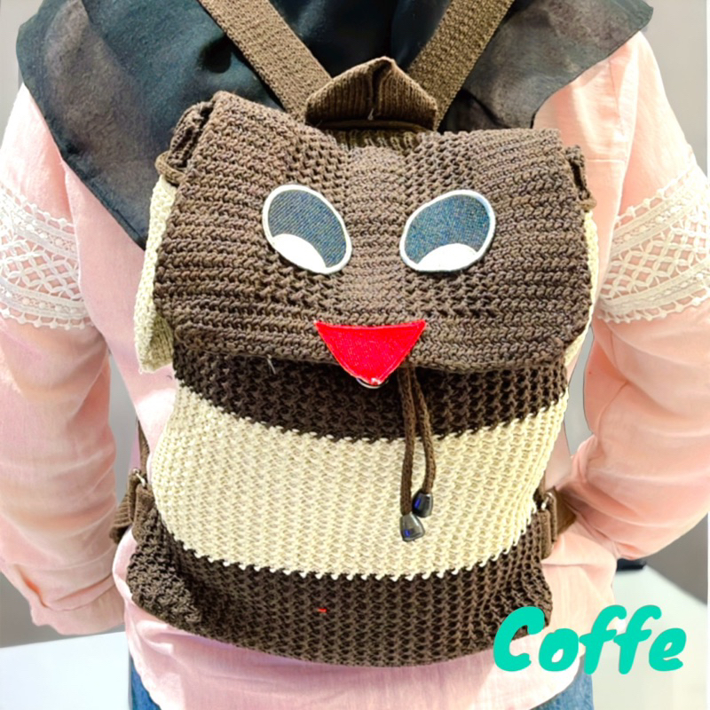 Tas Rajut Ransel OWL