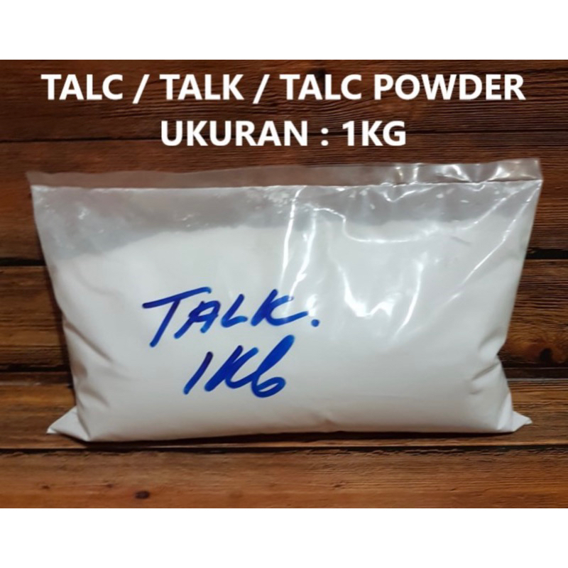 Talk 1Kg talak 1kg Talc Talc Powder Dempul Resin Tepung Resin Talek Pengental Resin Fiberglass