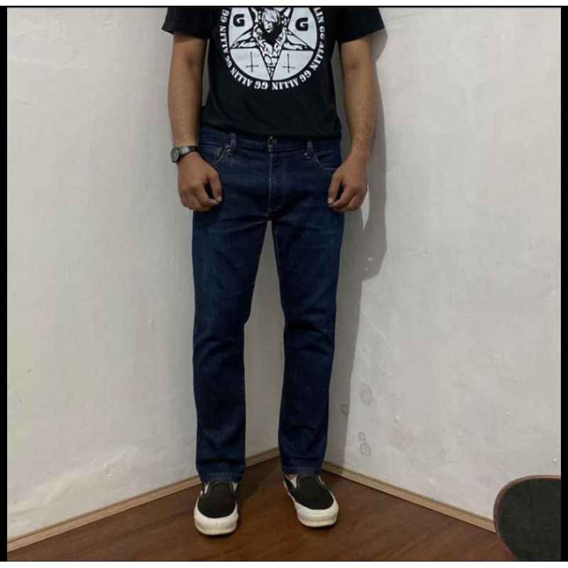 UNIQLO jeans selvedge blue
