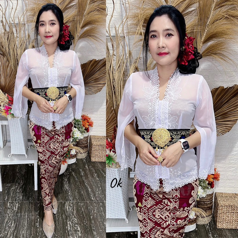 baju kebaya jadi motif tunjung