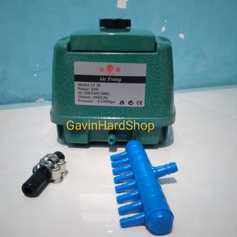 Air pump blower aerator pompa udara kolam aquarium YAMANO LP20 LP 20