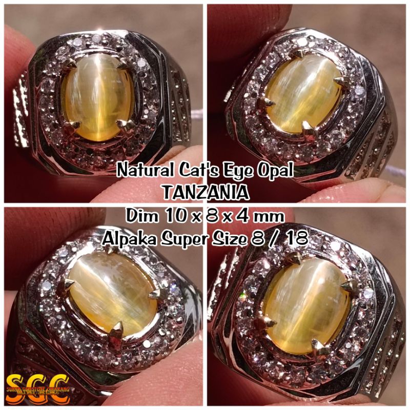 [COD] Natural Cat's Eye Opal Tanzania