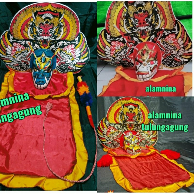 barongan devil gondel cambuk