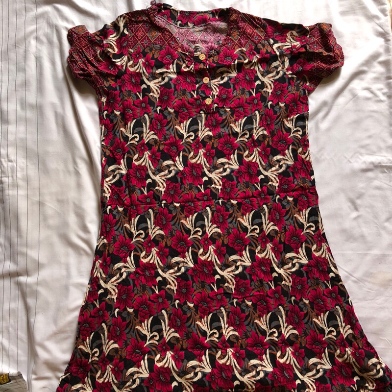 [PRELOVED] Daster Batik / Daster Kencana Wungu / Baju Tidur / Batik / Daster Busui Friendly