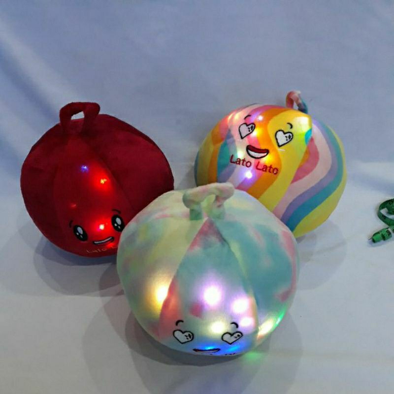 Boneka Lato Lato Led Lampu M Boneka Mainan Lato lato Viral Bahan Lembut