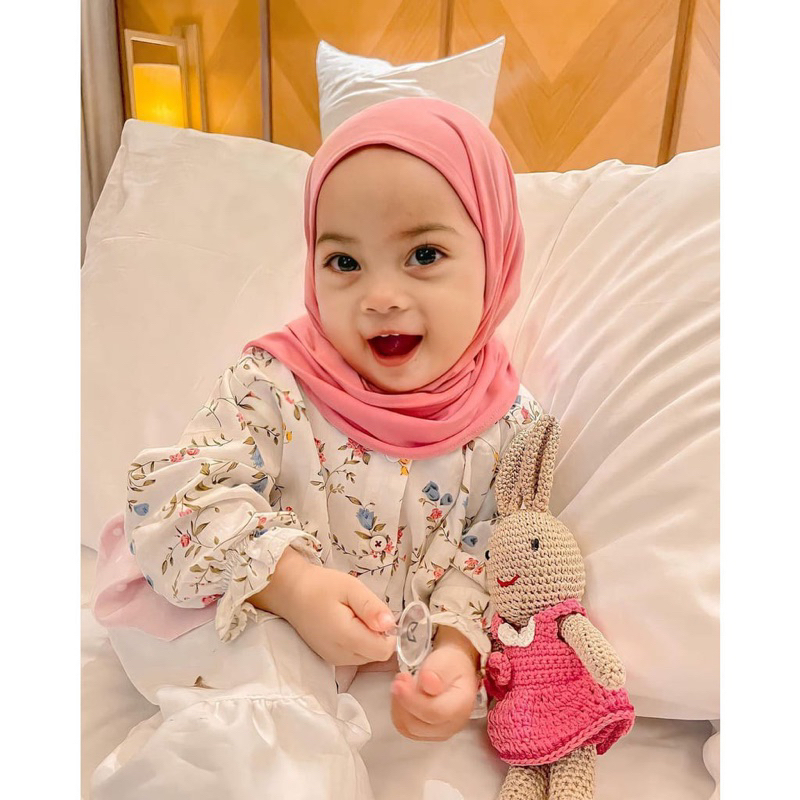 PASHMINA INSTAN ANAK BAHAN JERSEY JILBAB INSTAN ANAK