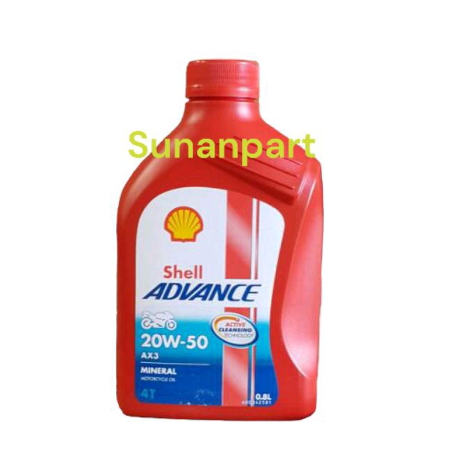 Oli Shell Advance AX3 4T Manual 800ml