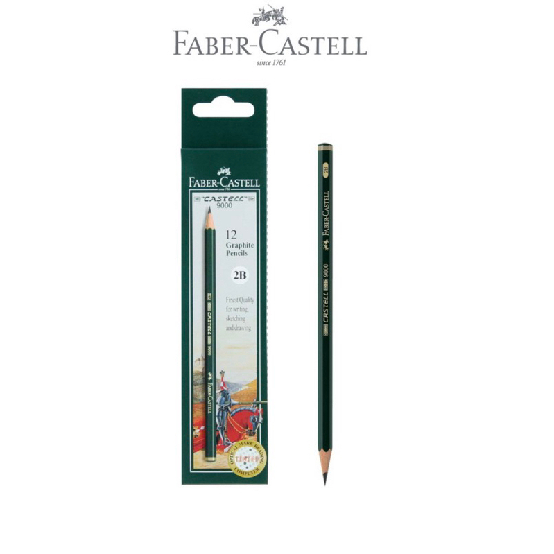 

Faber Castell Pensil 2B-9000 12 pcs