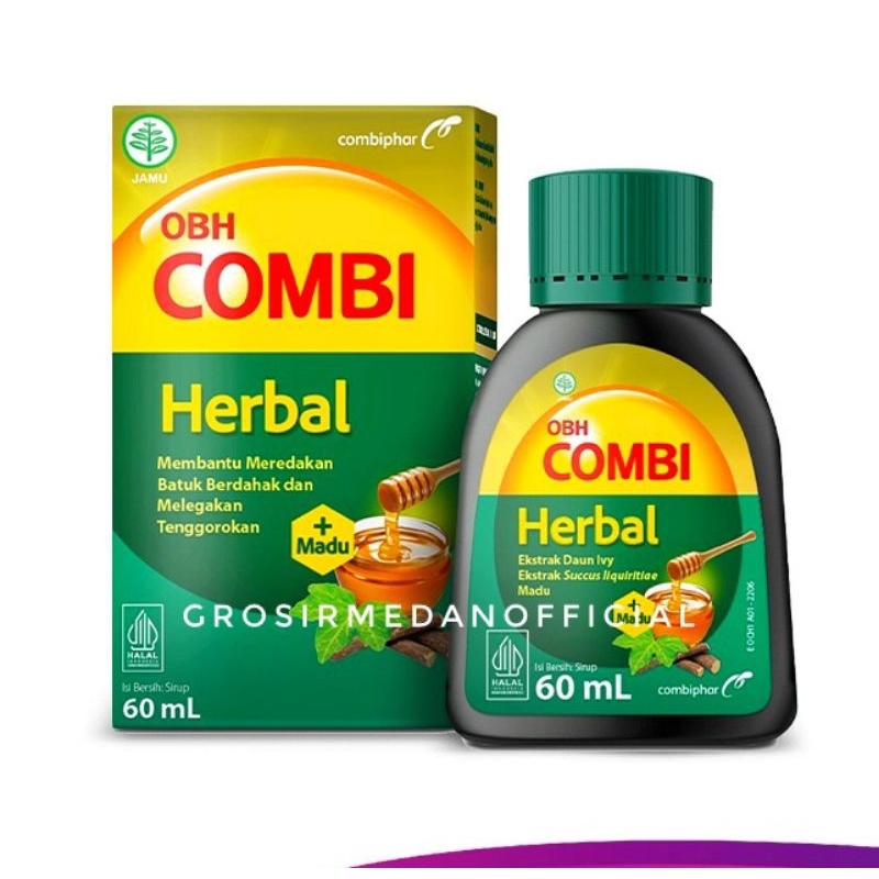 OBH COMBI HERBAL - OBAT BATUK HERBAL DENGAN BAHAN ALAMI