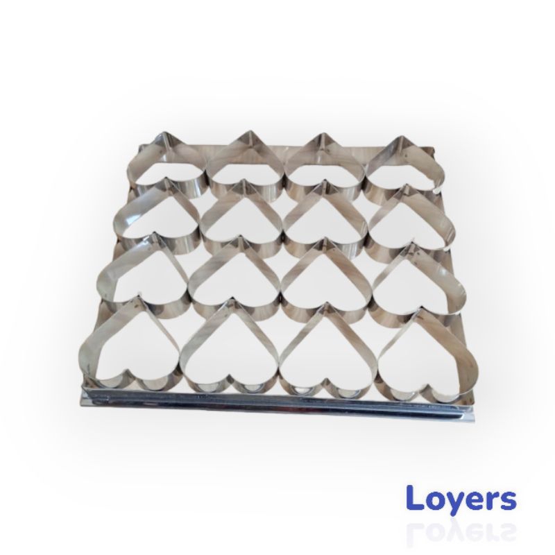 Cetakan Kastengel tanpa pegangan cetakan kue nastar bahan stainless