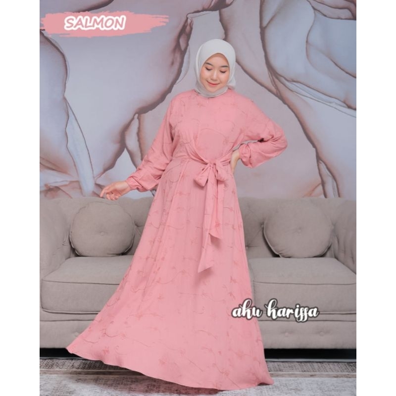 Gamis CIARA ANGGIA ALFIZA Aku Karissa Original Dress wanita ootd New Model rempel layer Depan rompi tali
