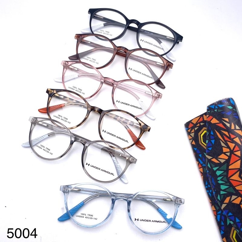 Nnkacamata frame plastik oval pria wanita 5004