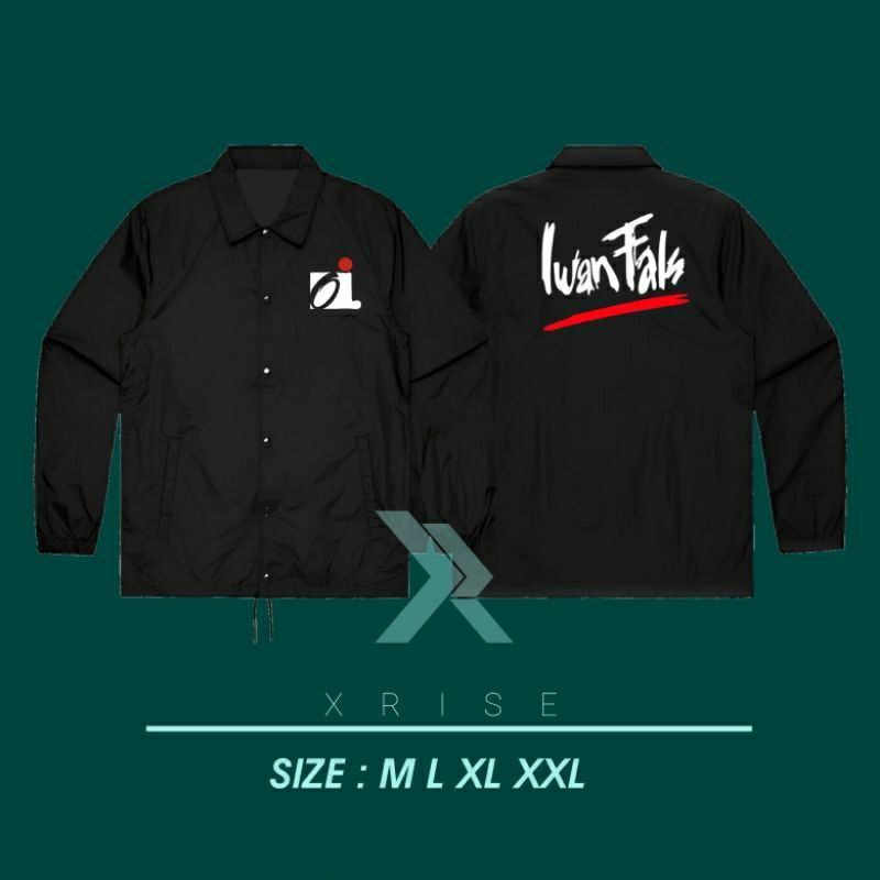 JAKET COACH WINDBREAKER OI IWAN FALS