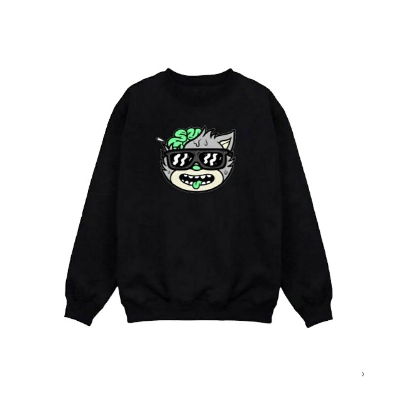 PLATINUM WORLD Sweatshirt Crewneck DDORIS V2 // Jaket Sweater Beruang - Donat Premium Quality