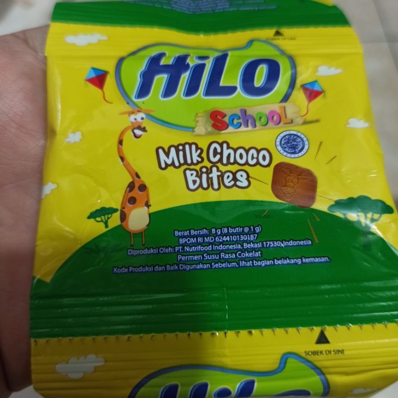 

Permen Susu Rasa Cokelat Hilo School Milk Choco Bites